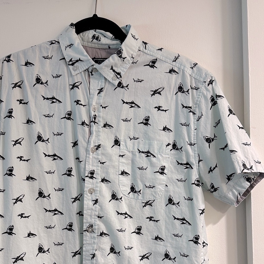 Shark Week Button Down Shirt